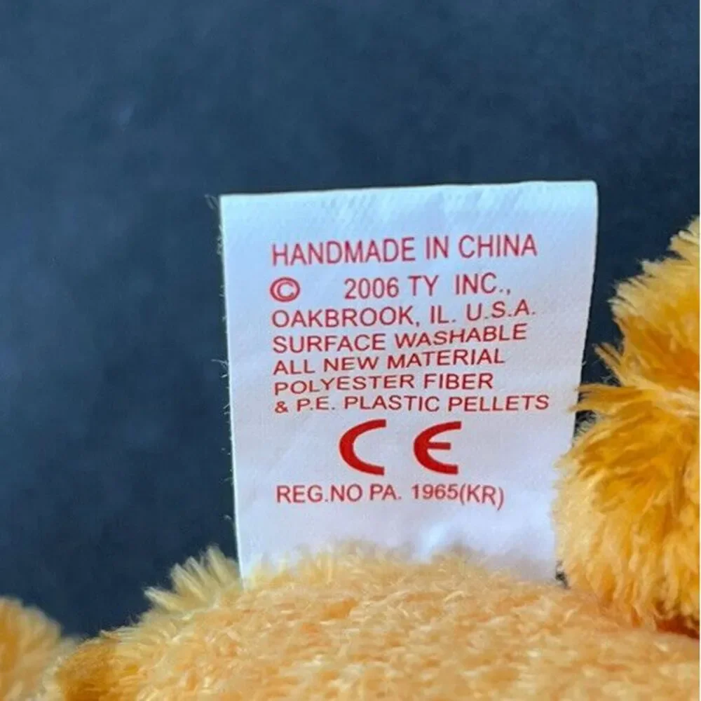 Vintage Garfield His‎ Majesty TY Beanie Babies Plush Stuffed Toy King MWMT